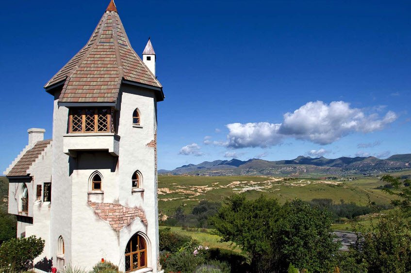 Castle in Clarens, South Africa